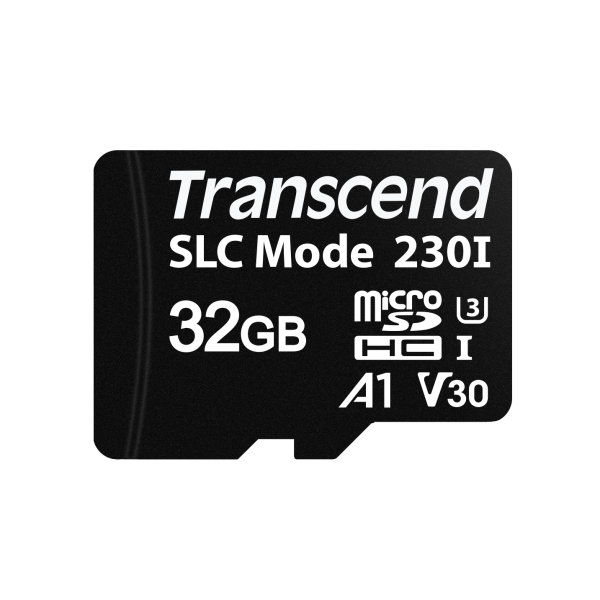 Transcend TS32GUSD230I 32GB microSD, SLC Mode, Wide Temp. UHS-I U3, A1, TLC