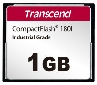 Transcend TS1GCF180I 1GB, CF Card, SLC mode WD-15, Wide...