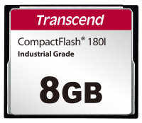 Transcend TS8GCF180I 8GB, CF Card, SLC mode WD-15, Wide...