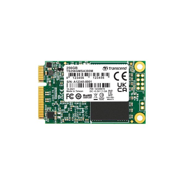 Transcend TS256GMSA380M 256GB, mSATA SSD, SATA3, MLC SEC-14