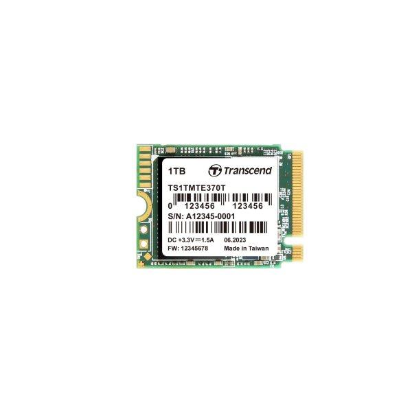 Transcend TS1TMTE370T 1TB, M.2 2230, PCIe Gen3x4, NVMe, 3D TLC, DRAM-less