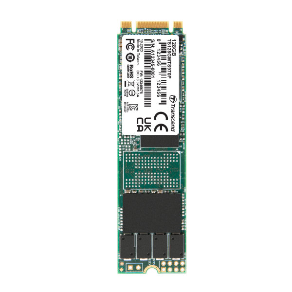 Transcend TS128GMTS970P 128GB, M.2 2280 SSD, SATA3 B+M Key, 3D TLC BiCS5, PE: 3K, Wide temp. PLP