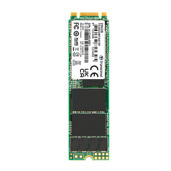 Transcend TS256GMTS970P 256GB, M.2 2280 SSD, SATA3 B+M Key, 3D TLC BiCS5, PE: 3K, Wide temp. PLP