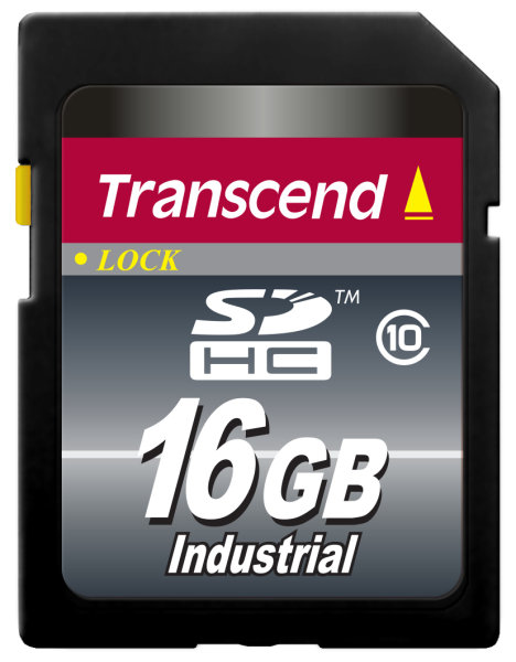 Transcend TS16GSDHC10I 16GB SD Card Class10, MLC, Wide Temp.