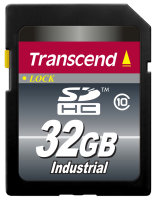 Transcend TS32GSDHC10I 32GB SD Card Class10, MLC, Wide Temp.