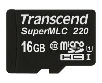 Transcend TS16GUSD220I 16GB microSD U1, SLC mode, Wide...