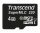 Transcend TS4GUSD220I 4GB microSD U1, SLC mode, Wide Temp. MLC