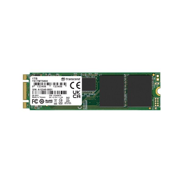 Transcend TS1TMTS800 1TB, M.2 2280 SSD, SATA3 B+M Key, MLC