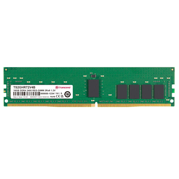Transcend TS2GHR72V4B 16GB DDR4 2400 REG-DIMM 2Rx8 1Gx8 CL17 1.2V SEC-18