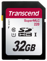 Transcend TS32GSDC220 32GB SD Card U1, SLC mode