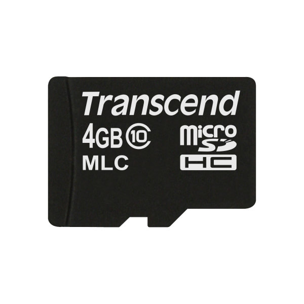 Transcend TS4GUSDC10M 4GB microSD Class10, MLC