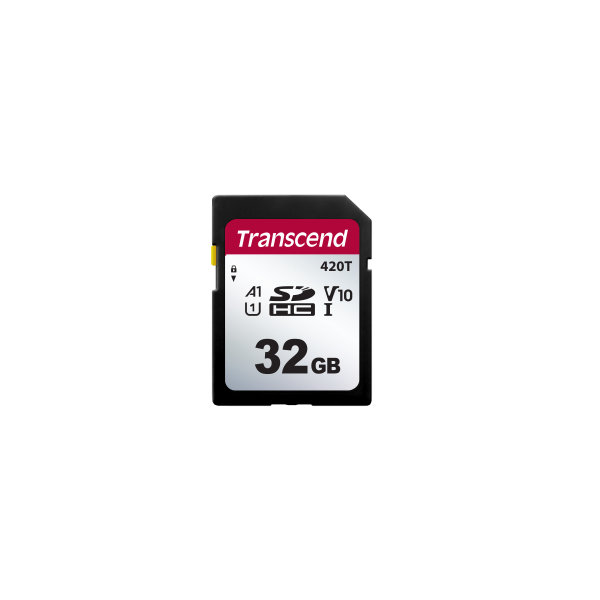 Transcend TS32GSDC420T 32GB SD Card  A1 U1, 3D TLC